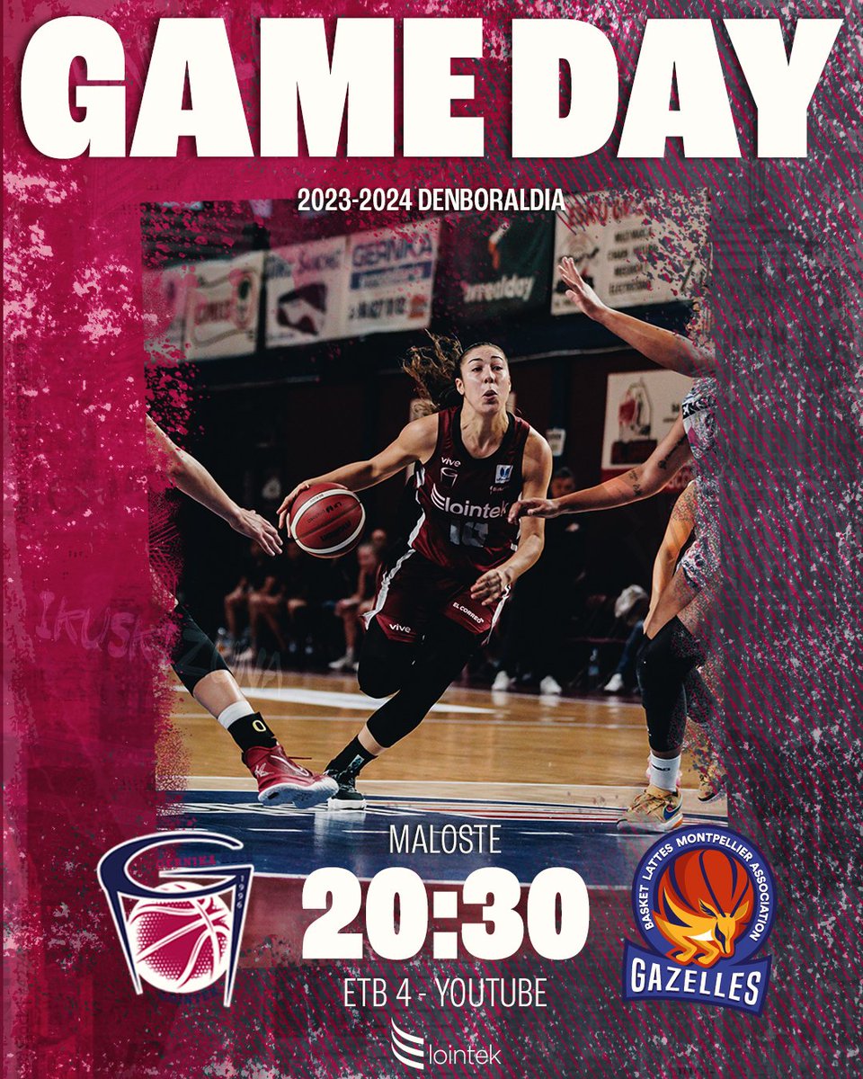 🏀🏀🏀 GAME DAY 🏀🏀🏀

Vuelven las grandes noches europeas a Maloste 🔥

🏆 <a href="/EuroCupWomen/">EuroCup Women</a> J2
🆚 <a href="/BasketLMA/">BLMA</a>
⌚ 20:30
🏟️ Maloste 
💻 <a href="/eitbkirolak/">EITB Kirolak</a> ETB4

#GutarikoBat 💜