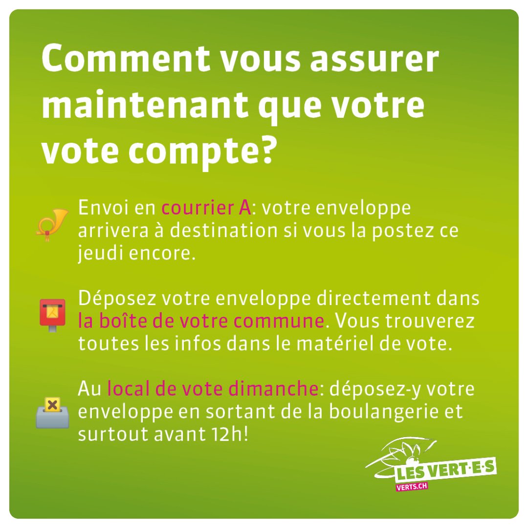 Les VERT·E·S suisses tweet media