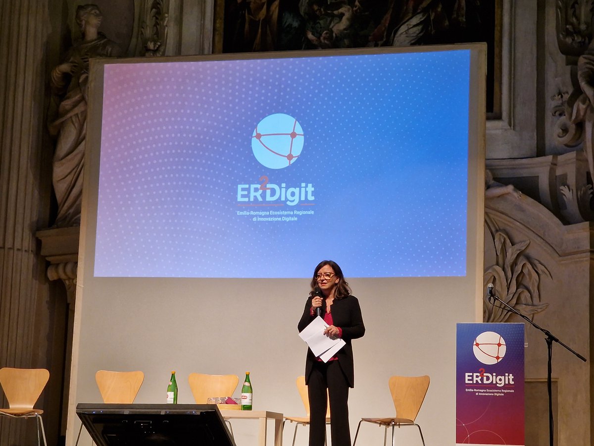 🔔Al via la presentazione dei #servizi di #digitalizzazione dell'#EDIH #ER2Digit per le PA e le imprese dell'#EmiliaRomagna 📍Oggi a #Bologna  presso l'Oratorio di San Filippo Neri❗️