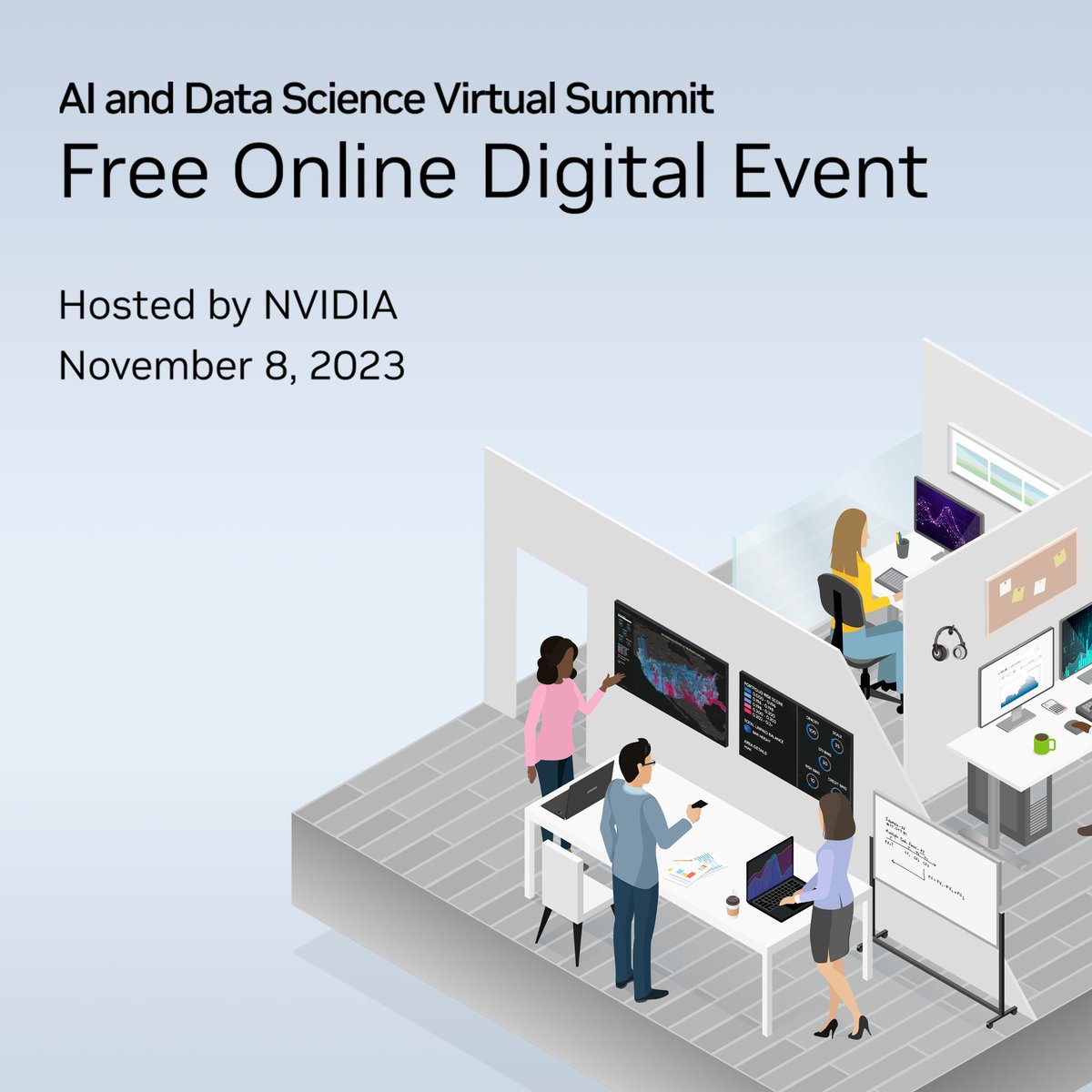 On Nov 8th, join us at the AI and Data Science Virtual Summit for the opportunity to engage in interactive online discussions with industry leaders, researchers, & Kaggle Grandmasters. Check out the session lineup & register for free today: nvda.ws/3tuV79x. See you there!