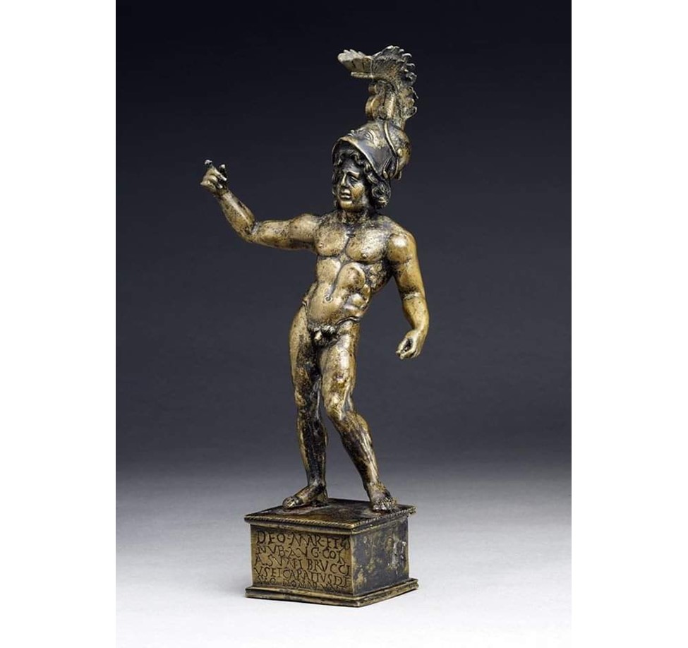 TrimontiumTrust's tweet photo. #OnThisDay October 19, the Romans celebrated the "Armilustrium", a festival dedicated to #Mars. During the #Armilustrium the #Roman troops were reviewed and their weapons ritually purified. This statuette of the 1st-2nd centuries, currently at the @britishmuseum , depicts Mars. https://t.co/DNTDZb1HXz