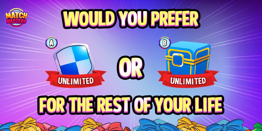 match_masters's tweet photo. Question of the ages!🙋🤓 Which would you prefer...unlimited perks💪 or unlimited booster shields?🛡Debate in the comments and get matching: https://t.co/Qyl7COeRo5 https://t.co/lzlTlBrOCL