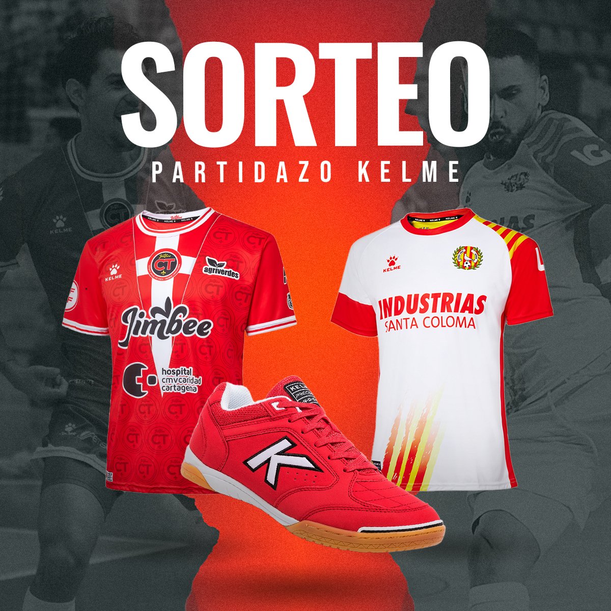 KELME España (@kelmesports) on Twitter photo 🔥 ¡𝗦𝗨𝗣𝗘𝗥 𝗦𝗢𝗥𝗧𝗘𝗢 𝗞𝗘𝗟𝗠𝗘! 🐾
👥 𝗦𝗶𝗴𝘂𝗲 a <a href="/Kelmesports/">KELME España</a>
🔄 Haz 𝗥𝗧 a este tweet
💬 Menciona a 𝘂𝗻/𝗮 𝗮𝗺𝗶𝗴𝗼/𝗮 y comenta el resultado del partido de este domingo
⏳ Tienes hasta el sábado a las 𝟮𝟯:𝟱𝟵𝗵 para participar 🔥 ¡𝗦𝗨𝗣𝗘𝗥 𝗦𝗢𝗥𝗧𝗘𝗢 𝗞𝗘𝗟𝗠𝗘! 🐾
👥 𝗦𝗶𝗴𝘂𝗲 a <a href="/Kelmesports/">KELME España</a>
🔄 Haz 𝗥𝗧 a este tweet
💬 Menciona a 𝘂𝗻/𝗮 𝗮𝗺𝗶𝗴𝗼/𝗮 y comenta el resultado del partido de este domingo
⏳ Tienes hasta el sábado a las 𝟮𝟯:𝟱𝟵𝗵 para participar