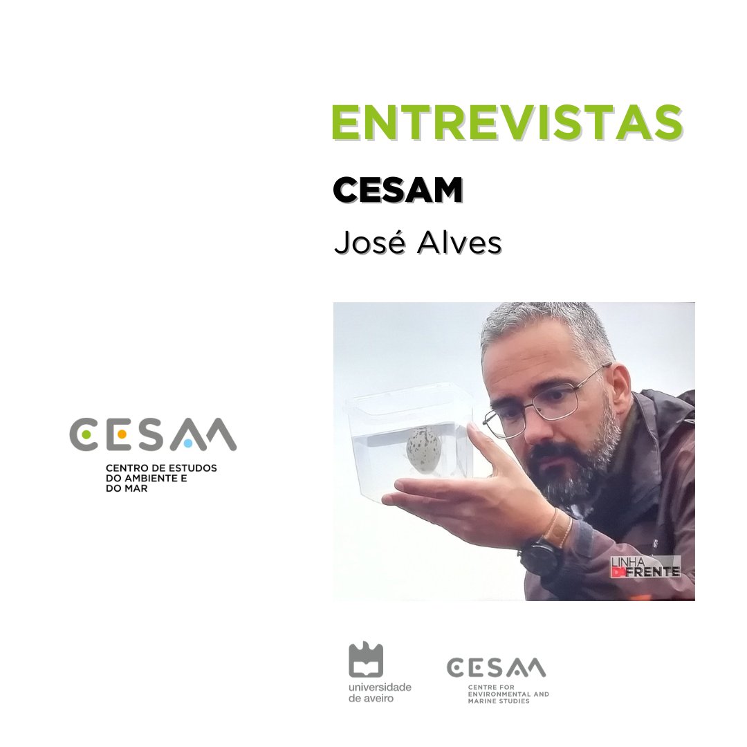 In a CESAM interview, @_JoseAAlves_ talks about his participation in the episode 'Vou Voar Contigo' on RTP1. Discover the researcher's perspective on this engaging project and a behind-the-scenes look here: bit.ly/3QngZg8 #entrevistas_cesam