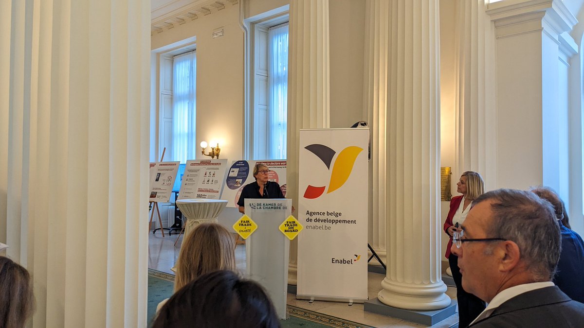 #FairTrade 📢 La Ministre <a href="/carogennez/">Caroline Gennez</a> s'exprime sur l'importance de soutenir les producteurs à s'adapter à la législation visant à rendre les chaînes d'approvisionnement plus durables, en particulier les règlements de l'UE.

#EnablingChange #TeamBelgium