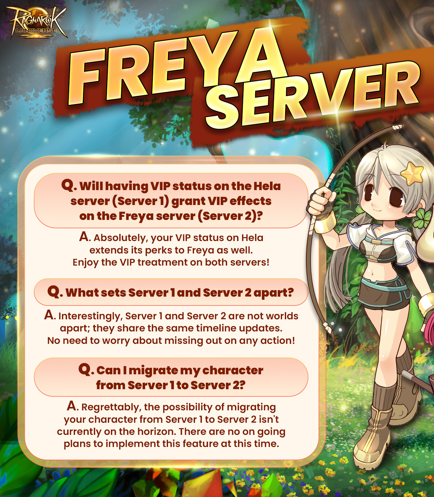Ragnarok Landverse on X: FREYA Frequently Asked Questions❓ Dive