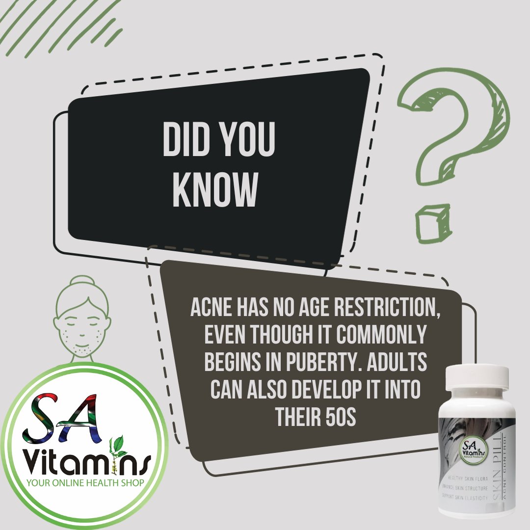 SA_Vitamins's tweet image. ✨ Banish imperfections for a glowing complexion that will give you the confidence you deserve! ✨

✨ Unleash your skin&apos;s potential with our Skin Pill today! Get yours here: 
🔗savitamins.co.za/collections/sp…

#AcneControl #RadiantSkin #HealthyGlow #ConfidenceBooster