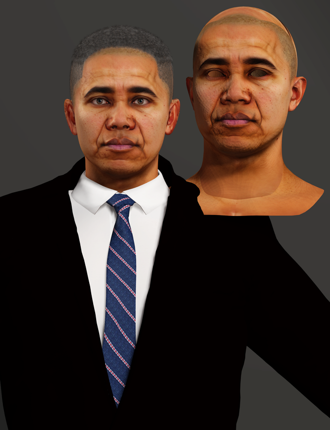 hayzweb3's tweet photo. Another bite! 😲 From @DeemosTech #AIArtworks (Text to 3D model) to @reallusion CC4 software using #Headshot2
All was done without wasting time! 😁 Looks great 😃 https://t.co/hlMw9KgPWL