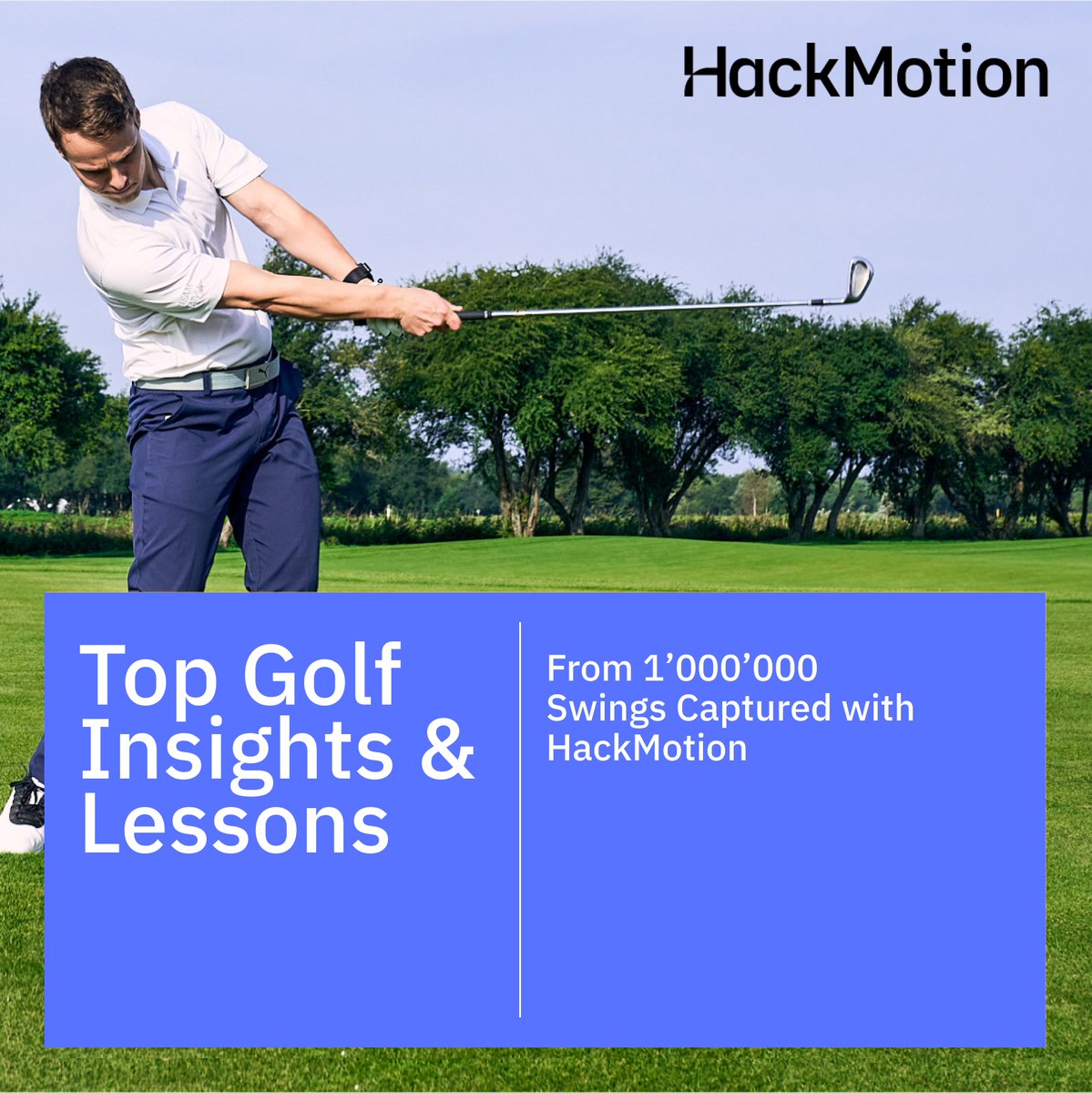 With more than 1,000,000 golf swings
recorded in 2023, we have made in-depth discoveries
about the golf swing, wrist action, ball flight control,
and more.
Visit HackMotion blog to learn more: hackmotion.com/insights-from-…