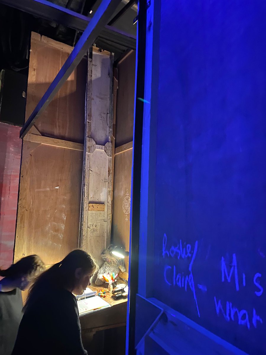 thecaxton1's tweet photo. Rare backstage photos. Actors waiting for their entrance, SM & ASM concentrating hard!
#lincsconnect #grimsbycreates #discovernel #makingaplay #somuchwork #somuchfun #entertainment #Macbeth https://t.co/IWQY168OJl