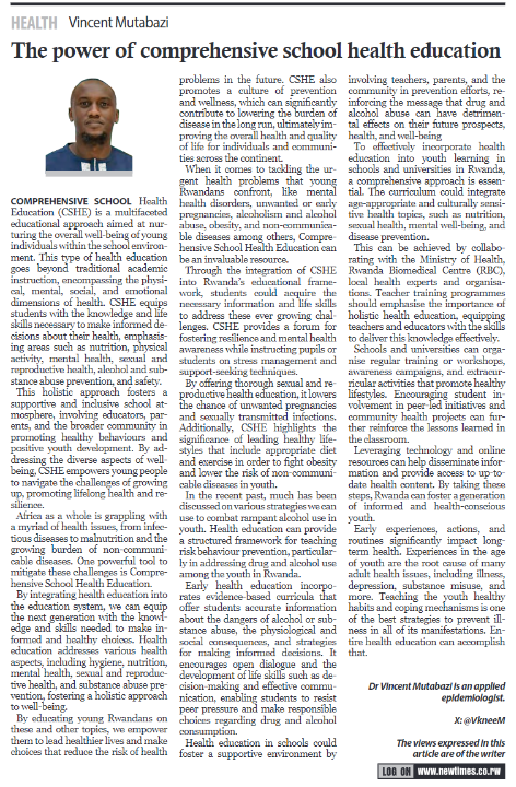 Early experiences, actions, and routines significantly impact long-term health. Experiences in the age of youth are the root cause of many adult health issues. Teaching the youth healthy habits and coping mechanisms is one of the best strategies to prevent illness