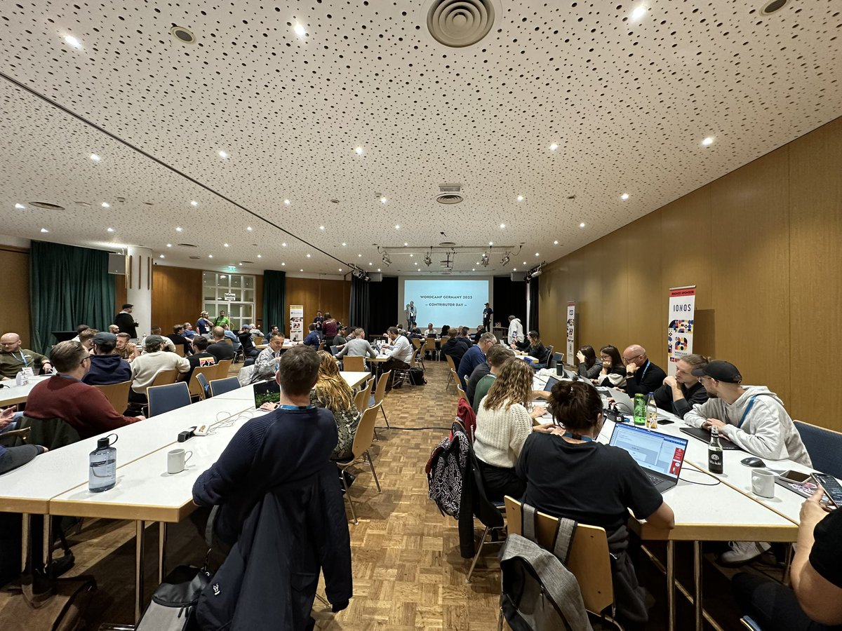Biggest WordPress Contributor Day in Germany just got started #WCDE