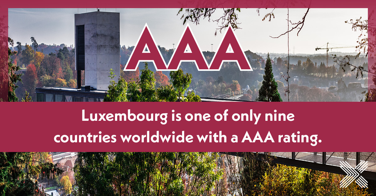 #Luxembourg is one of only nine countries worldwide with a AAA rating.
 
Learn more about what makes Luxembourg a stable country with a strong economy: bit.ly/3tGpPN9

#economy #rating #GrandDuchy #financialcentre