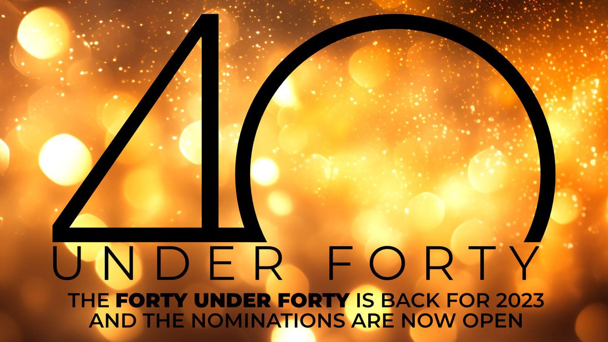 🏆 The #40under40 Awards is ready for your nominations for 2023. 🏆

40under40.events

The 40 under 40 is a unique annual competition to select young and outstanding individuals who work in a creative capacity with the application of lighting in architecture.