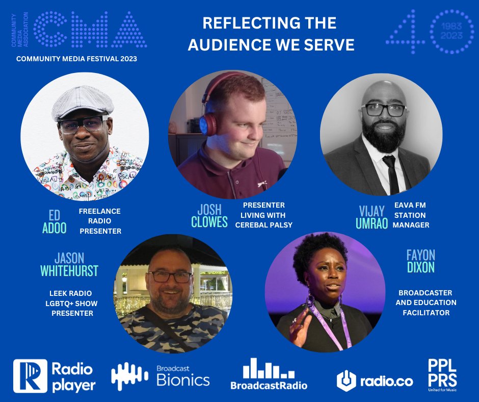 How does your #CommunityRadio schedule reflect the local audience? 

<a href="/EdwardAdoo/">Edward Adoo</a> hosts a discussion at the Community Media Festival next Saturday with Josh &amp; Jason from <a href="/yourleekradio/">Leek Radio CIC</a> <a href="/TheRealVeejUK/">Vijay</a> from <a href="/eavafm/">EAVA FM 102.5</a> and <a href="/FayonTV/">Fayon Dixon</a> of <a href="/ThisisRiverside/">Riverside Radio</a> 

TICKETS: …mmunitymediafestival.eventbrite.co.uk
