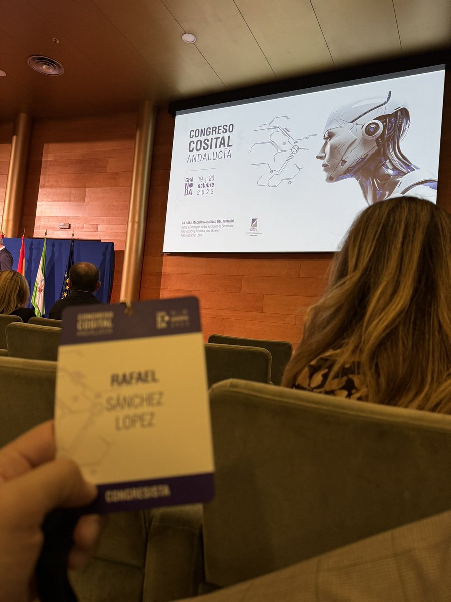 Inaugurado COSITAL Andalucía donde se tratará “La habilitación nacional del futuro”, sin entrar en el fondo de las ponencias, mi objetivo ¡volver a ver a compañeros/as amigos/as de promoción, recordar batallitas del curso selectivo de Madrid y desvirtualizar y conocer a los demás