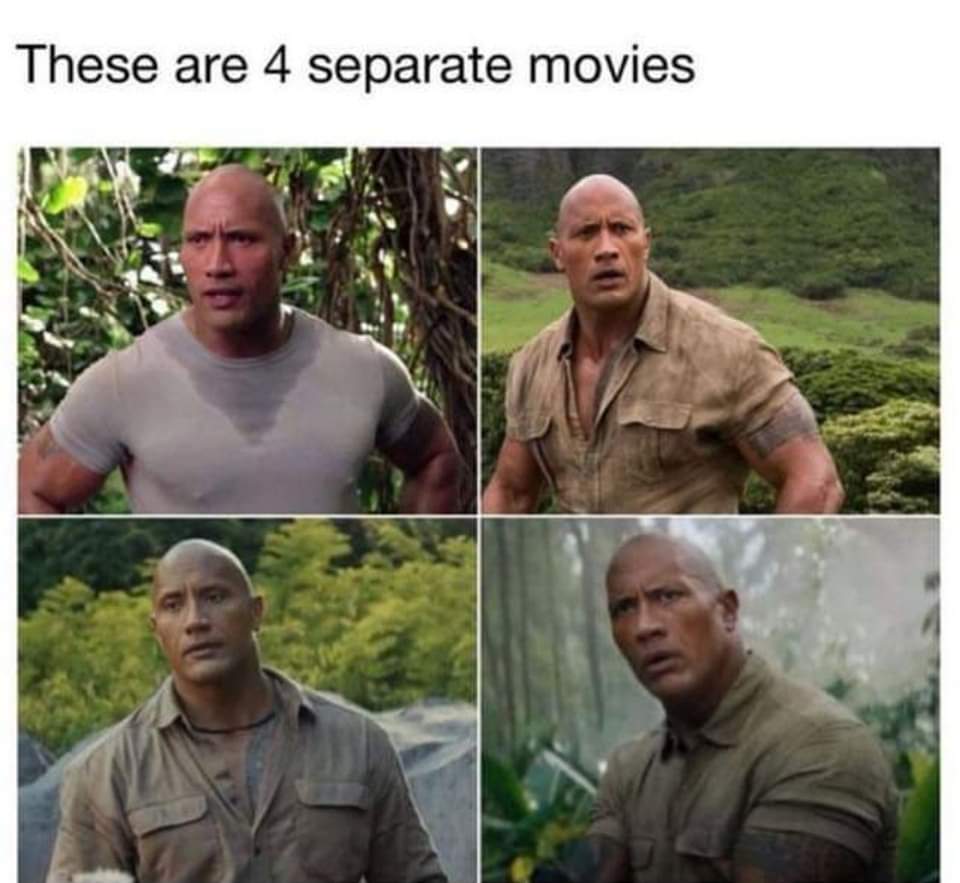 Truly boggles my mind how he gets away with this shit.

@TheRock

#cinemaloco 
#dwaynetherockjohnson
#dwaynejohnson #therock #jumanji #jumanjiwelcometothejungle
#jumanjithenextlevel
#junglecruise
#journey2themysteriousisland #meme #memes #FilmTwitter #memepage #memesdaily