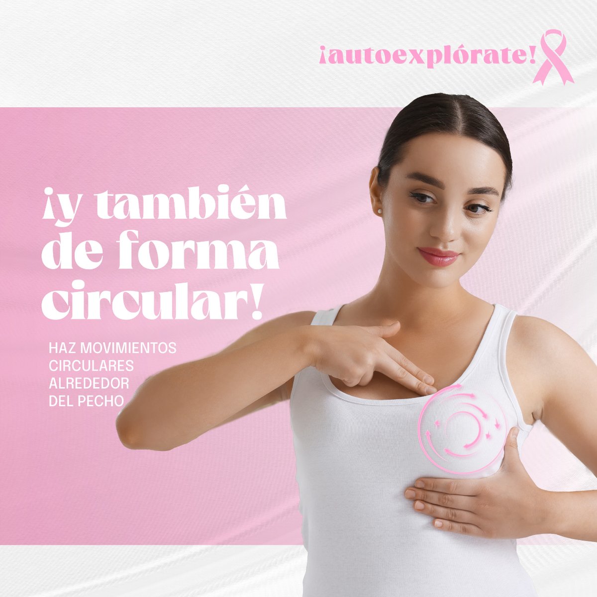 CentrosCA's tweet photo. 💗 En el Día de la Lucha contra el Cáncer de Mama, recordamos la importancia de la autoexploración. ¡La detección temprana es clave!

No importa tu edad, la prevención es para todas. ¡Empieza ya! 💪💖 #CáncerDeMama #Autoexploración #Prevención #DíaDeLaLuchaContraElCáncerDeMama https://t.co/s5gbu0zeWQ