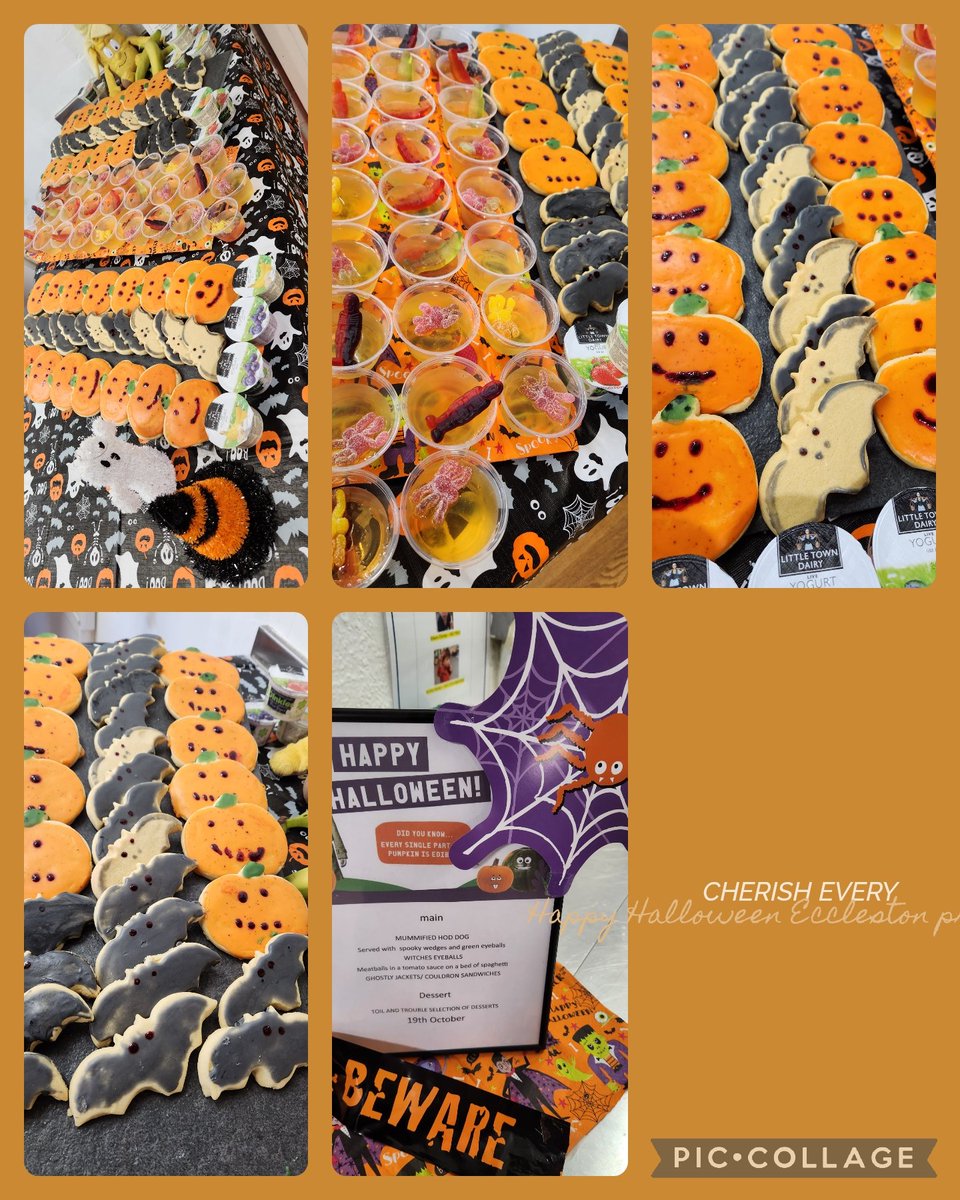Happy Halloween treats from Eccleston primary Well done team x @ElaineL11697085 @mellorscatering