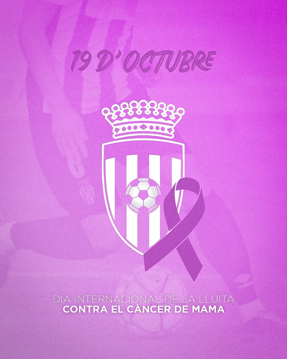 🩷Avui, #DiaMundialDelCàncerDeMama 

💓 Des del CF Peralada, volem donar el nostre suport a totes les persones que lluiten diàriament contra aquesta malaltia.