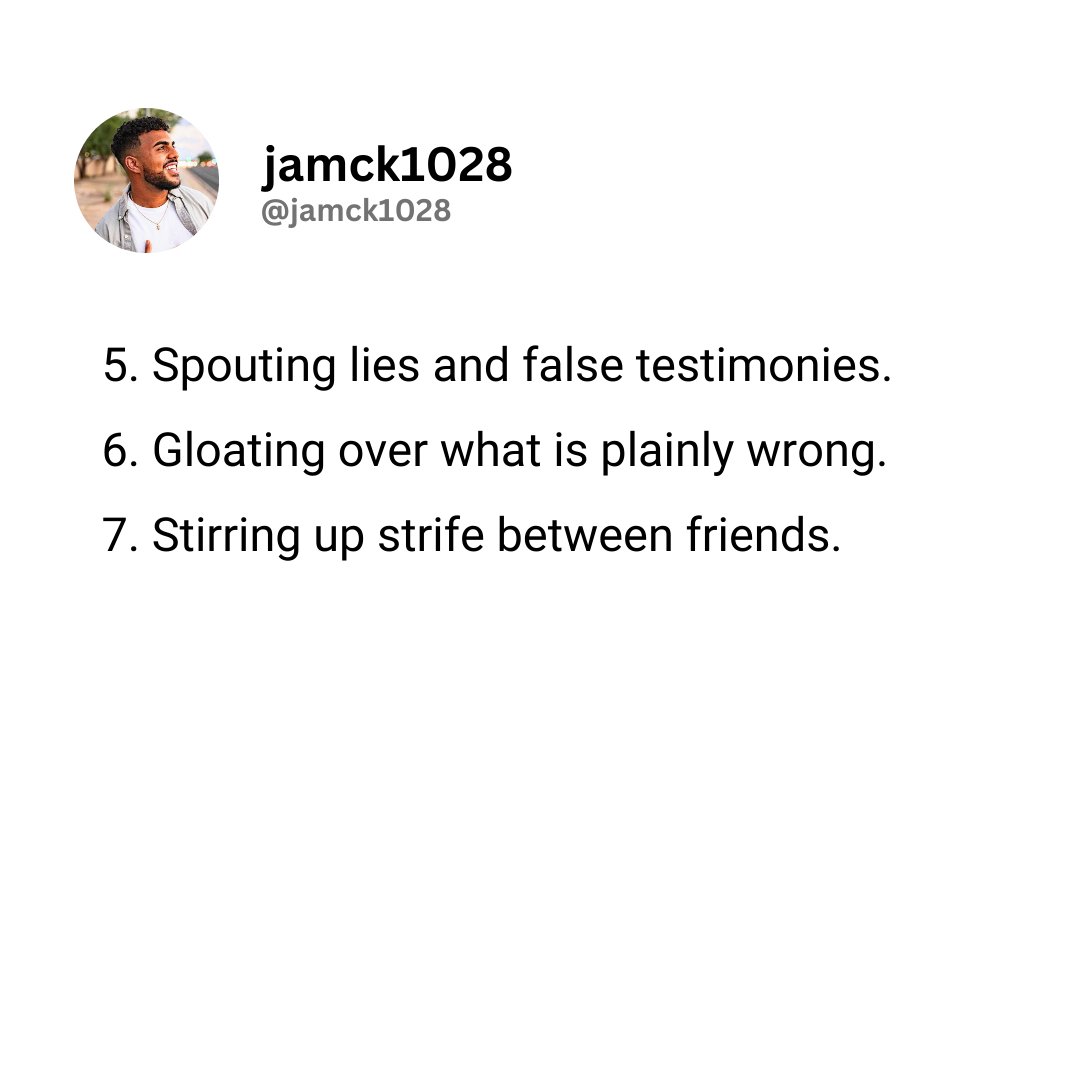 Jamck1028's tweet photo. Six evils that are putting you down

#sales #mindset #Motivation https://t.co/8FdpFoXleP