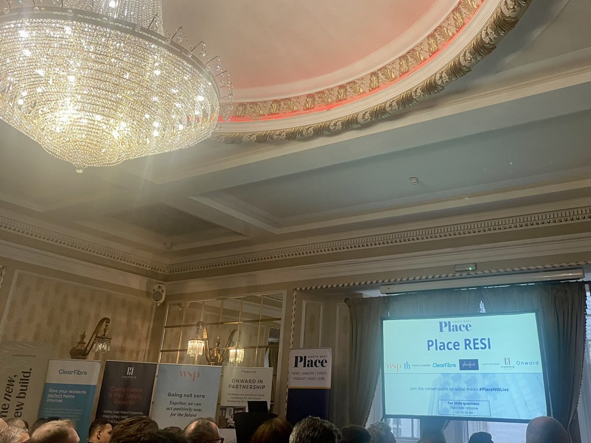 Beautiful setting for <a href="/PlaceNorthWest/">Place North West</a> Place Resi this morning. Looking forward to hearing the panels talk all things housing!