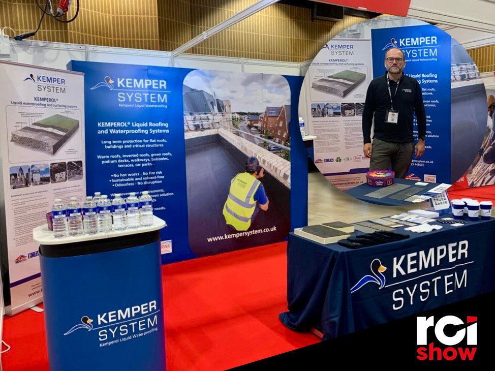 Thanks to everyone who dropped by our stand at yesterday’s RCI Show…….we’re looking forward to doing it all over again for day 2!

Make sure you visit stand 38 to find out about all things Kemper System - and put your questions to our team!

#rcishow #roofing #waterproofing