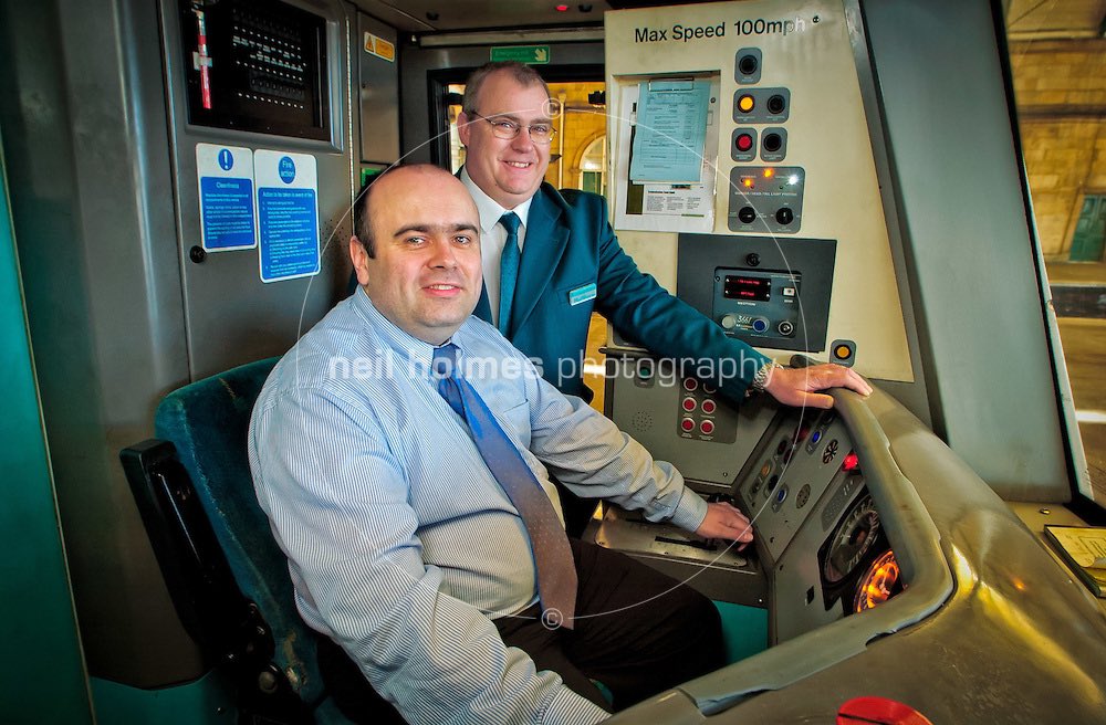 Today’s trip down Memory Lane is when I rode in the driving cab of a @Hull_Trains service to London in March 2002, reporting for our Breakfast Show. I also whistled off their first ever northbound service from King’s Cross. Picture by @neilholmesphoto