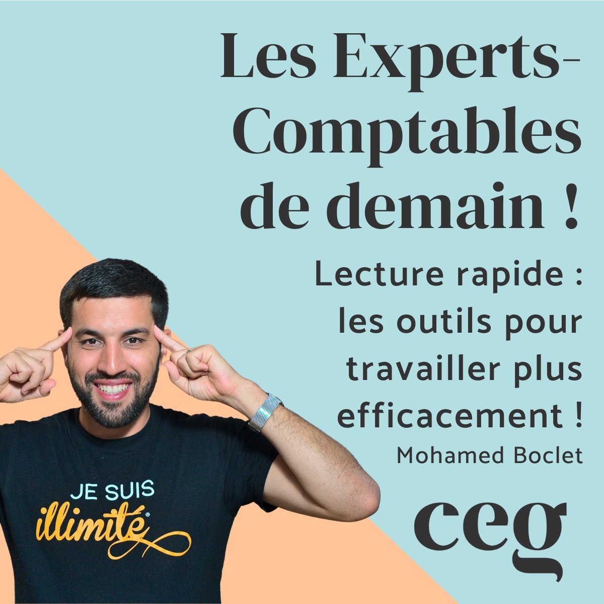 Vous souhaitez booster votre performance ? Ecoutez ce dernier épisode du #podcast @Le_CEG ! @mohamedboclet, vice-champion du monde de #lecturerapide, nous livre quelques pépites pour exploiter toutes les capacités de notre #cerveau. 👉audmns.com/AUzieXI
#expertisecomptable