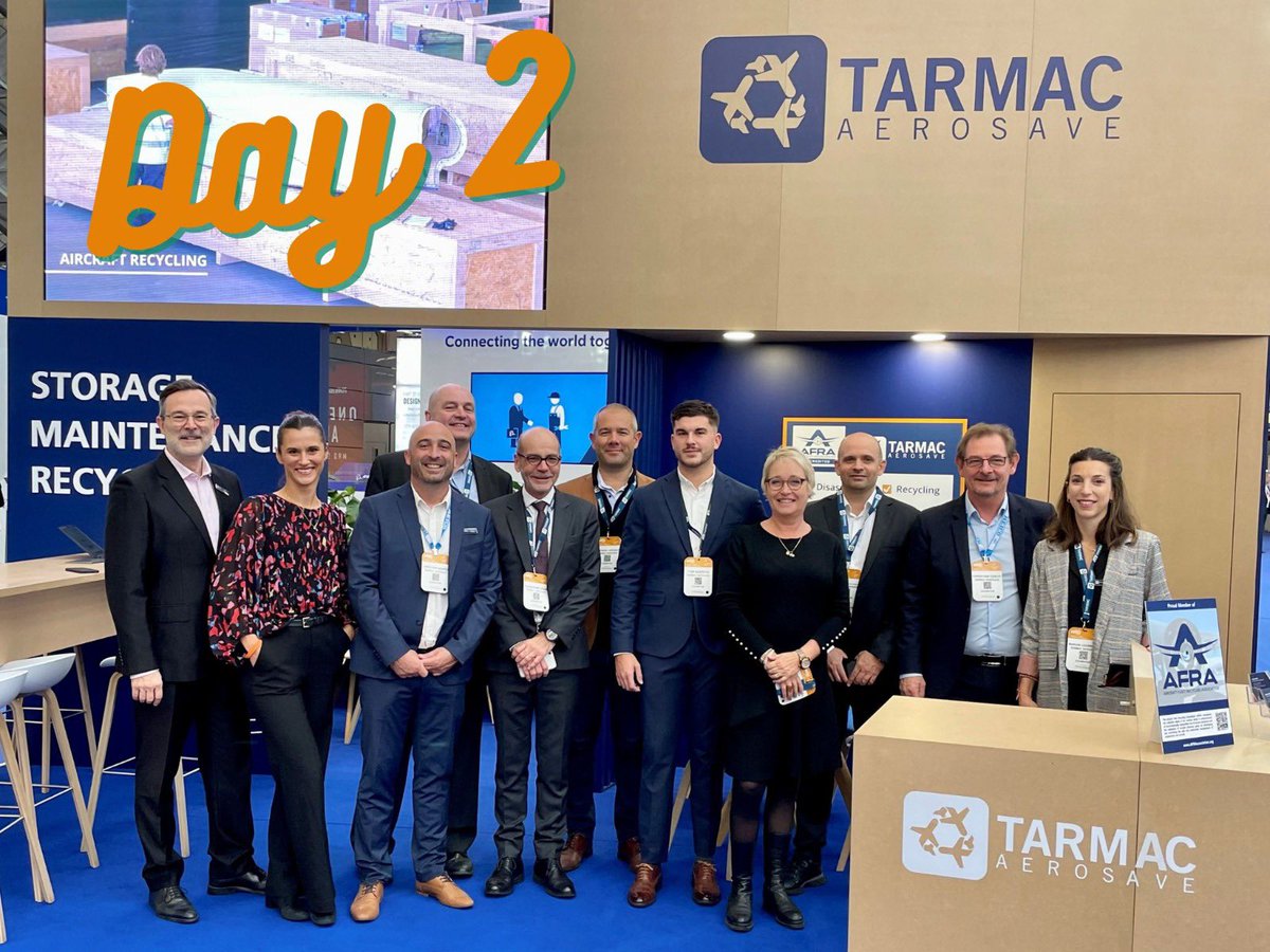 #MROE

Let's starting #MROEurope Day 2! 🎬

#TARMACTeam is here to you!

📍Booth 354

#TransitionExpert • #AircraftStorage #AircraftMaintenance #AircraftTransition #AircraftRecycling • #EngineStorage #EngineMaintenance #EngineRecycling • #MRO #AircraftCare