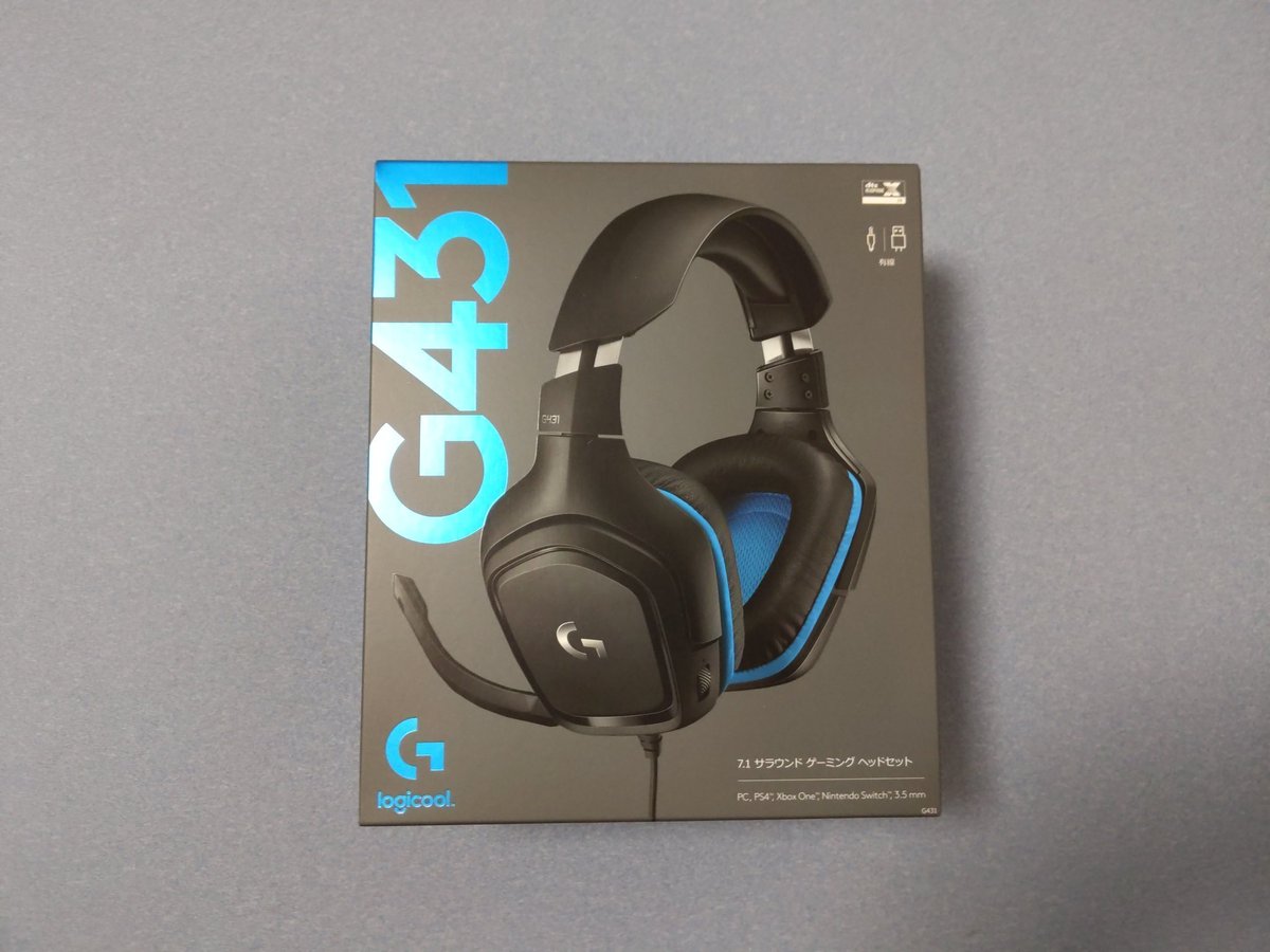 re1wasanj1r0's tweet photo. ヘッドホンの線が切れそうだったんで買い替え
前回Logicoolで今回もLogicool
#ドスパラでこれ買った #LogicoolG #G431 https://t.co/5oa8stTXYu