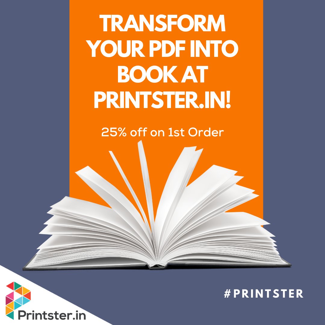 Discover the art of quality printing with Printster.in! We print books, posters, flyers, documents, and PDFs with precision and care. #PrintingServices #QualityPrinting #Printster #OnlinePrinting #LocalBusiness #Printster #BookPrinting  #eBooks #Reading #PrintNow