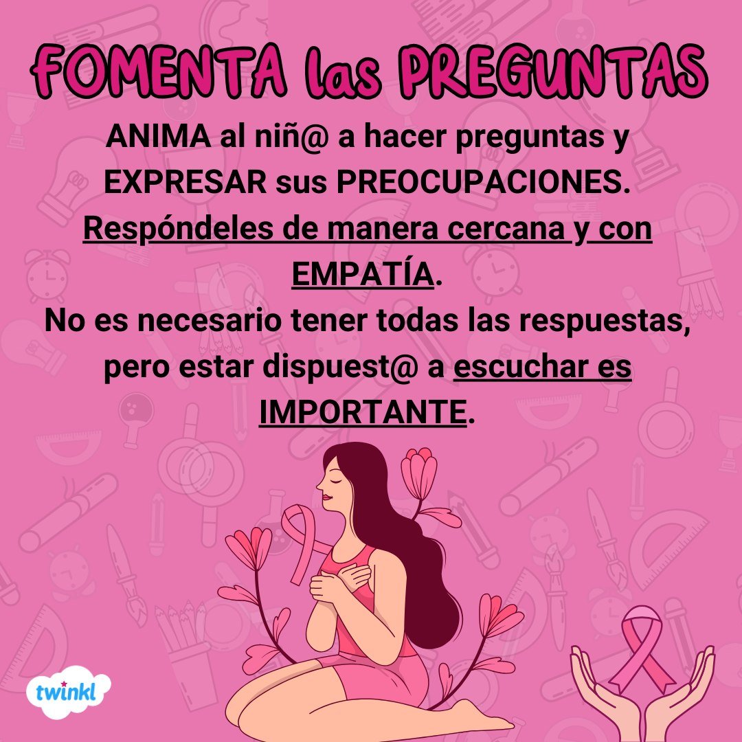 DÍA MUNDIAL CONTRA EL CÁNCER de MAMA.
Hoy queremos compartir 5 ideas para ayudaros a hablar y concienciar sobre el #cancerDeMama. Y recuerda: #ElRosaesMasqueunColor 

#DiaMundialDelCancerDeMama