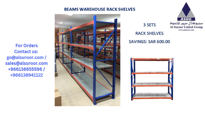 ASUGOfficial's tweet photo. BEAMS Rack Shelves:
For Orders please contact us: go@alsuroor.com / sales@alsuroor.com +966138655596 / +966138941122
#RackShelves #warehouseracks #storageracks #industrialracks #heavydutyrack #warehouse #racks #shelves #racksystem #displaysolutions
@AliAlSuroor @ASUGOfficial https://t.co/Uvk9SOI9Du