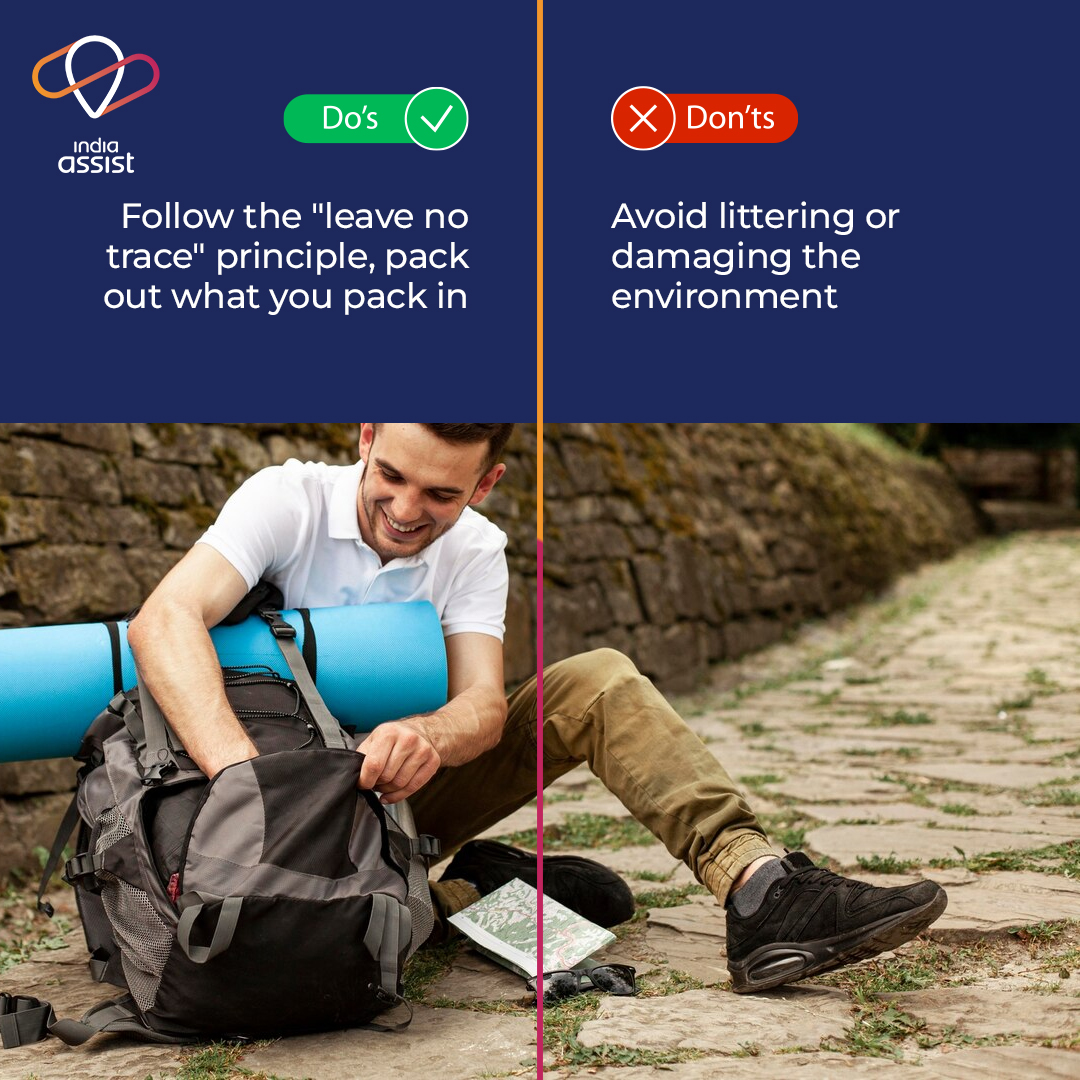 india_assist's tweet photo. Guide to keep you safe and sound! π‘
Do's: Opt for beginner-friendly trails, carry essential gear, & respect nature.
Don'ts: Avoid overpacking, challenging treks, and disturbing wildlife.
Download the India Assist app! Your smart trekking companionπ± #TrekSafe #IndiaAssist https://t.co/kYvpf0qNvB