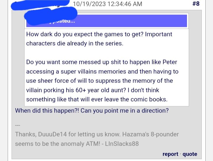 AwfulGameFAQS's tweet image. Fun things you can learn on the Marvel's Spider-Man 2 Board