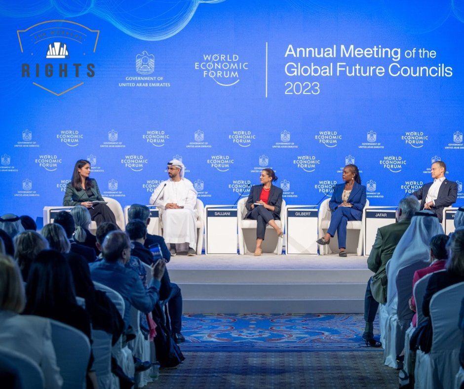 theworkersright's tweet image. During the World Economic Forum, the UAE announced plans to retrain workers who lost their jobs to artificial intelligence. This pioneering initiative aimed at empowering the country's workforce to keep pace with developments in AI technology. 

#AI #Workers 
#WorkersProtection