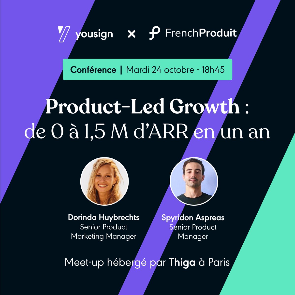 Avez-vous entendu parlé de Product-Led Growth (#PLG) ? 🚀

Chez Yousign, nous avons fait la transition il y a plus d’un an ! 

📅 On vous partage cela chez <a href="/InnoThiga/">Thiga</a> pour le meet-up <a href="/FrenchProduit/">FrenchProduit</a> le 24 octobre à 18h45 🔥

Inscription : meetup.com/frenchproduit-…