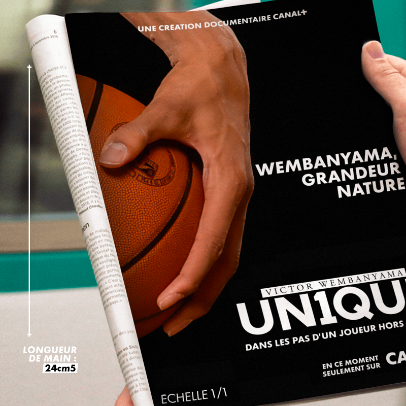 BETCParis's tweet photo. Retrouvez Victor Wembanyama grandeur nature dans le documentaire "Un1que" de @canalplus. 

Et retrouvez-le aussi grandeur nature dans notre nouvelle campagne de lancement. Littéralement👇 https://t.co/CtPnE3HQBZ