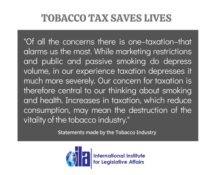 Fact: Tobacco is harmful both to health and the economy thus needs eradication from our country.

Dear @KeTreasury and @Planning_Ke Tobacco Taxes are an avenue to achieve a Tobacco Free Nation.

#KenyaMTRS
#Tax4Health
#TobaccoTaxSavesLives