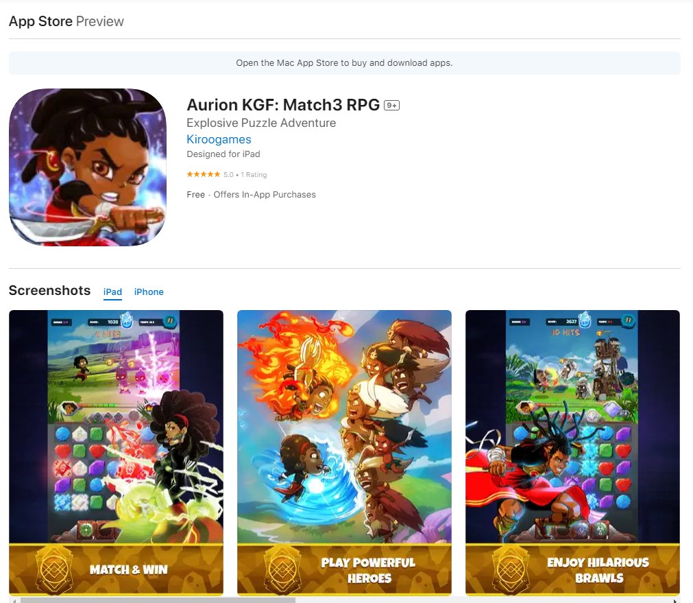madibaOlivier's tweet photo. AURION KGF 2.0 est disponible sur iOS !!
Cette fois les joueurs IOS n'auront pas attendu trop longtemps 😉

Découvrez le jeu du défoulement ultime sur votre iPhone ou ipad

https://t.co/5sdhsb8zlR

#jeuxvideo https://t.co/6RhkKKmcNp