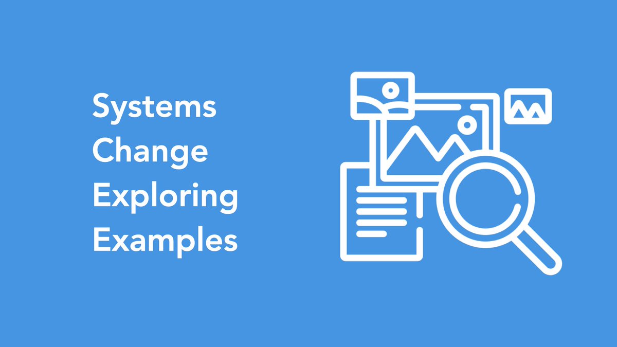 We have just made our video course exploring "Examples of Systems Change" in practices publicly available. Take a look bit.ly/3WleKLz