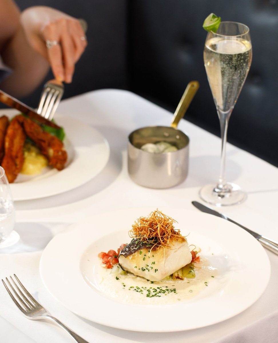 The "Gebratener Kabeljau" has been a bestseller since we introduced it at the start of summer. Our Grilled Cod is served with Braised Cucumber, San Marzano Tomato, Horseradish Sauce🐟️

Only available at the first floor Restaurant