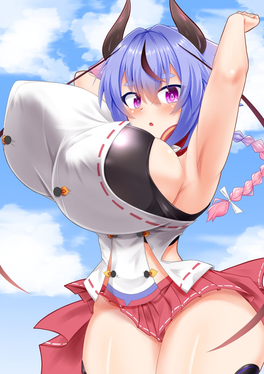 でっかく盛ってます!
#おっぱいのでかい絵を描くのでフォローしてください