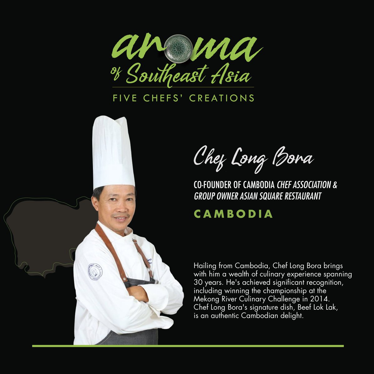 pullmanmiri's tweet photo. Say hello to the fantastic five chefs who are bringing you the " 𝐀𝐫𝐨𝐦𝐚 𝐨𝐟 𝐒𝐨𝐮𝐭𝐡𝐞𝐚𝐬𝐭 𝐀𝐬𝐢𝐚: 𝐅𝐢𝐯𝐞 𝐂𝐡𝐞𝐟𝐬’ 𝐂𝐫𝐞𝐚𝐭𝐢𝐨𝐧𝐬.“Get ready to embark on a flavor-filled journey with us. https://t.co/ekEbZfG5mu