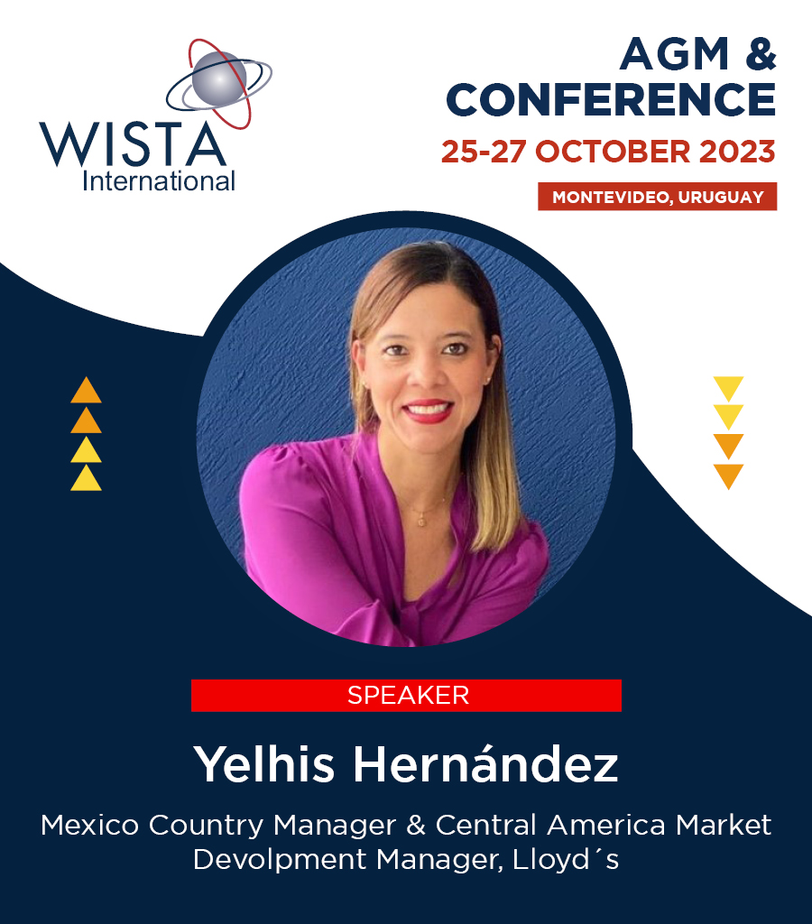 WISTAInt's tweet photo. As we near ever closer to our conference next week we would like you to meet 4 more speakers joining us for our upcoming WISTA International Conference and AGM taking place in Montevideo, Uruguay on the 25th to the 27th of October 2023. https://t.co/oyE1H0hFlc