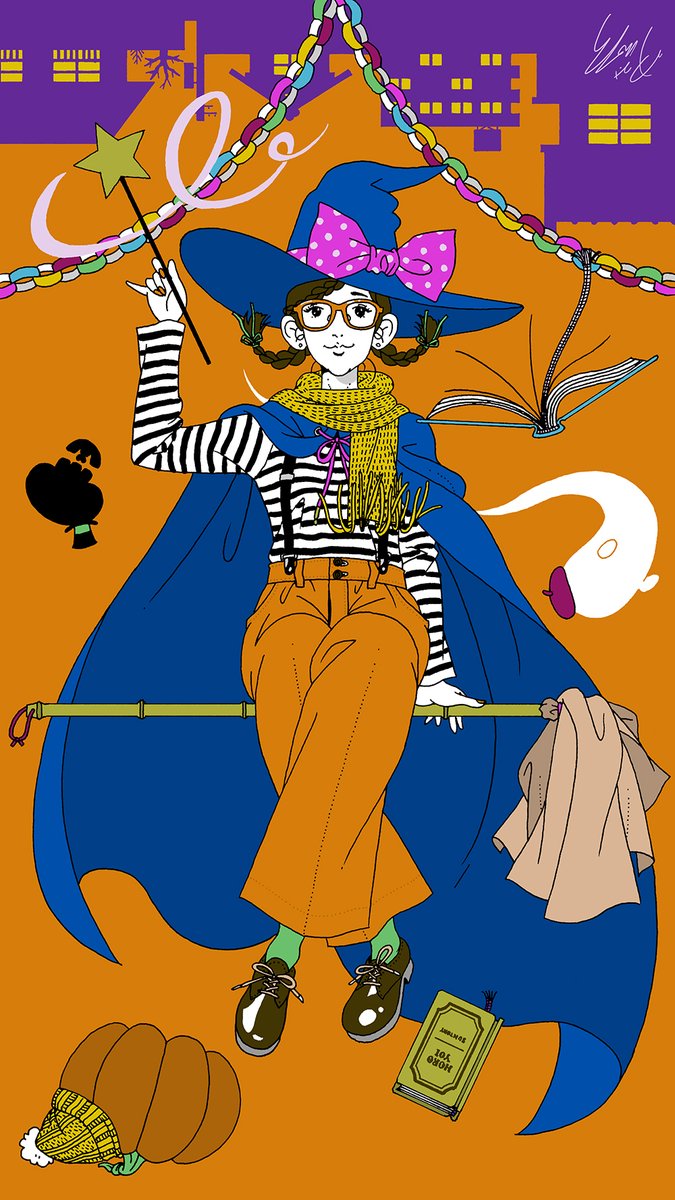 kazekissa's tweet photo. もうすぐハロウィン🎃スマホの壁紙にどうぞ👻 https://t.co/VdUmQ2RrBo