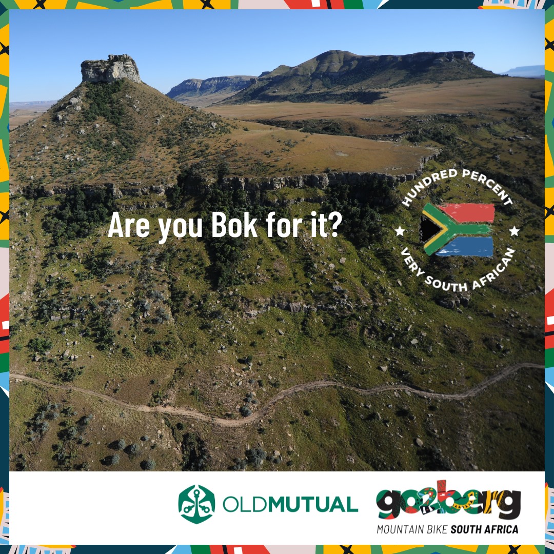 As a hundred percent very South African, we are 100% behind the Boks this weekend. Early bird entries available until 31 October. So, make like Cheslin and up your game! Pull in to go2berg.co.za check it out and enter chop chop. Shap Shap.