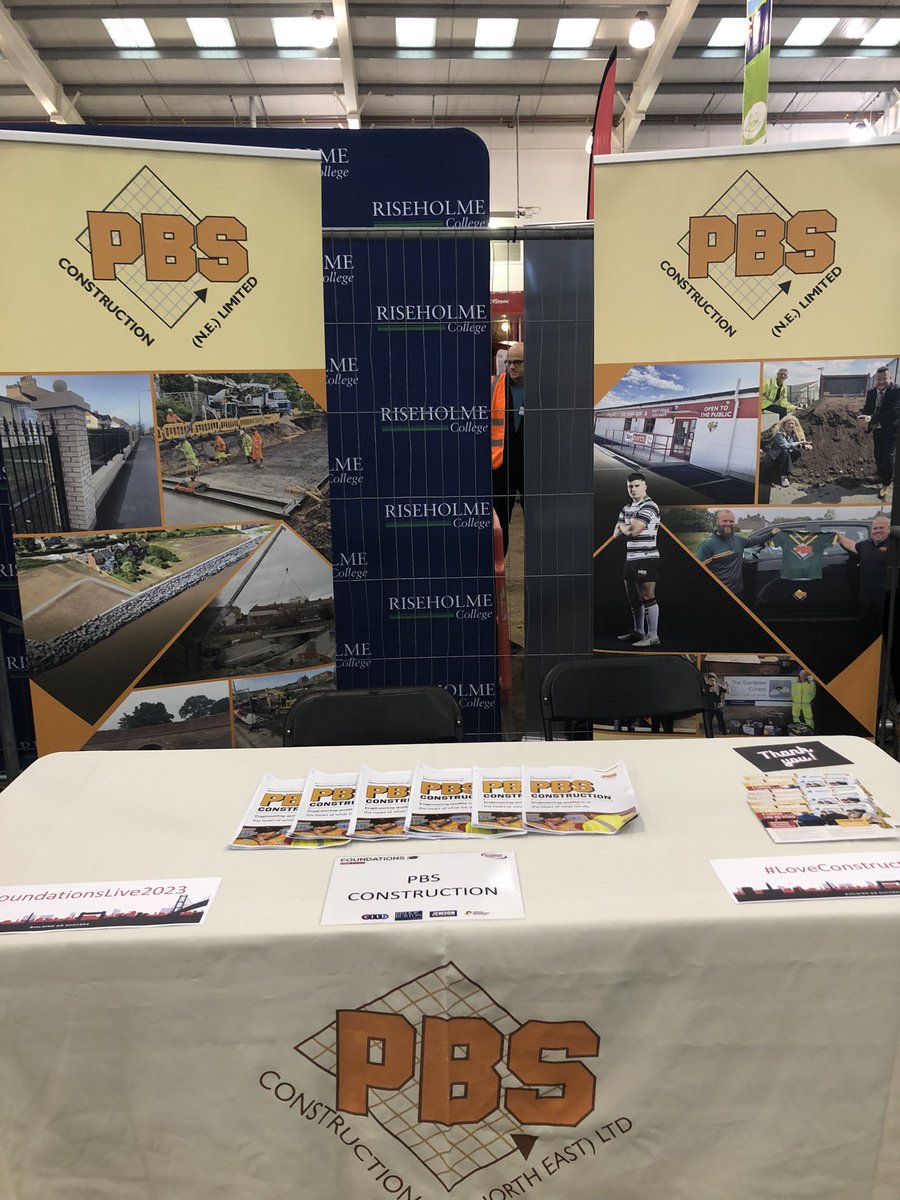 All set up and ready to go at @FoundationLive1 👍 # construction