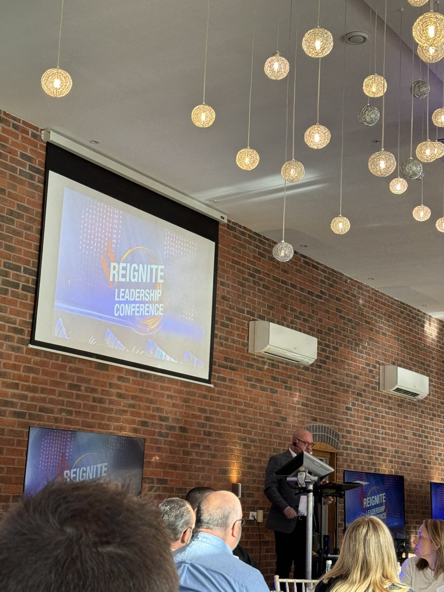 Just about to start the day at REIGNITE conference, talking about leadership and culture